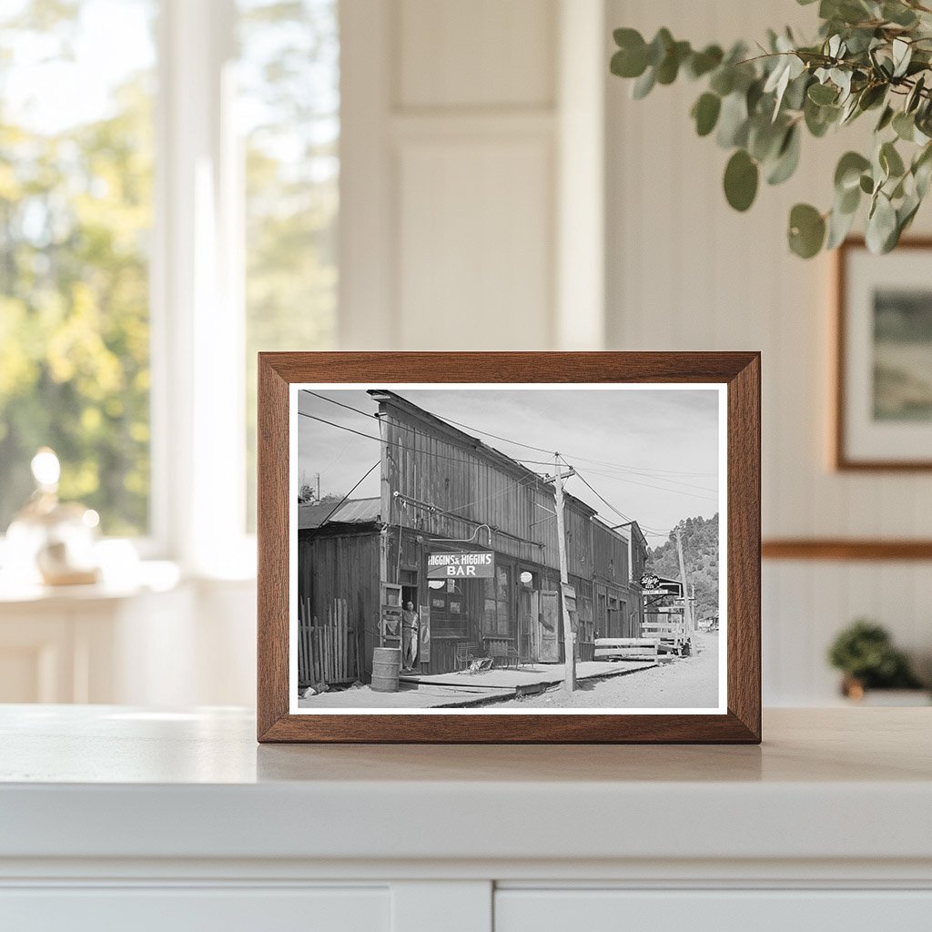 Mogollon New Mexico Bar Vintage Photo June 1940