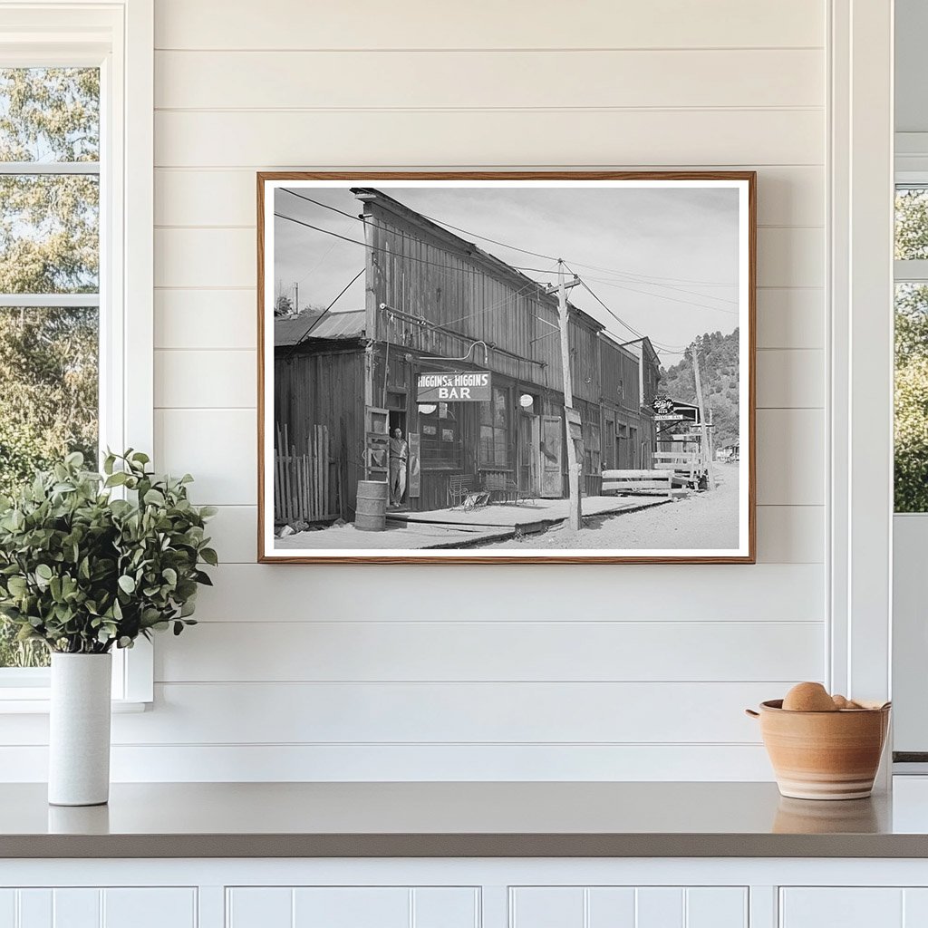 Mogollon New Mexico Bar Vintage Photo June 1940