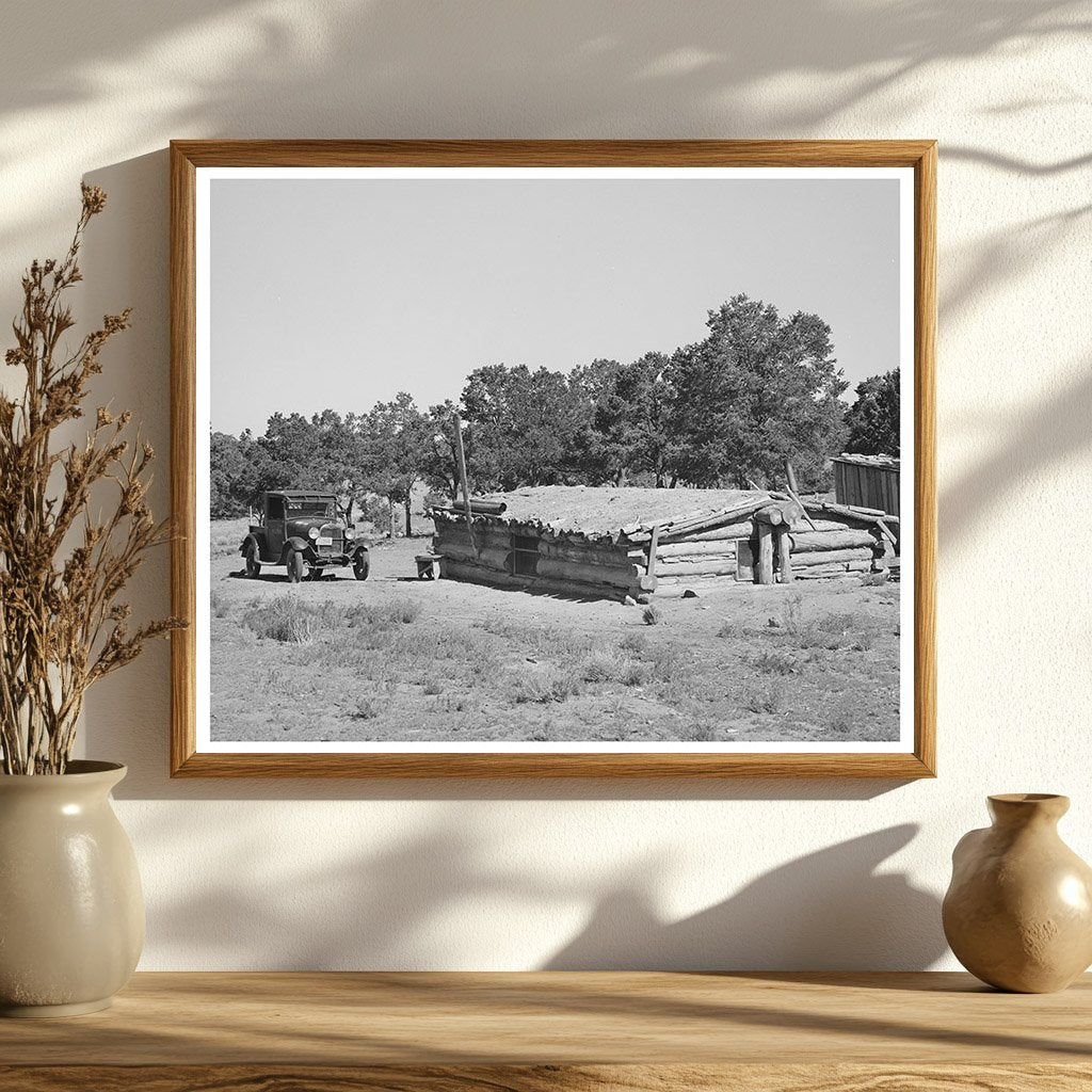 Dugout Home of Faro and Doris Caudill Pie Town 1940