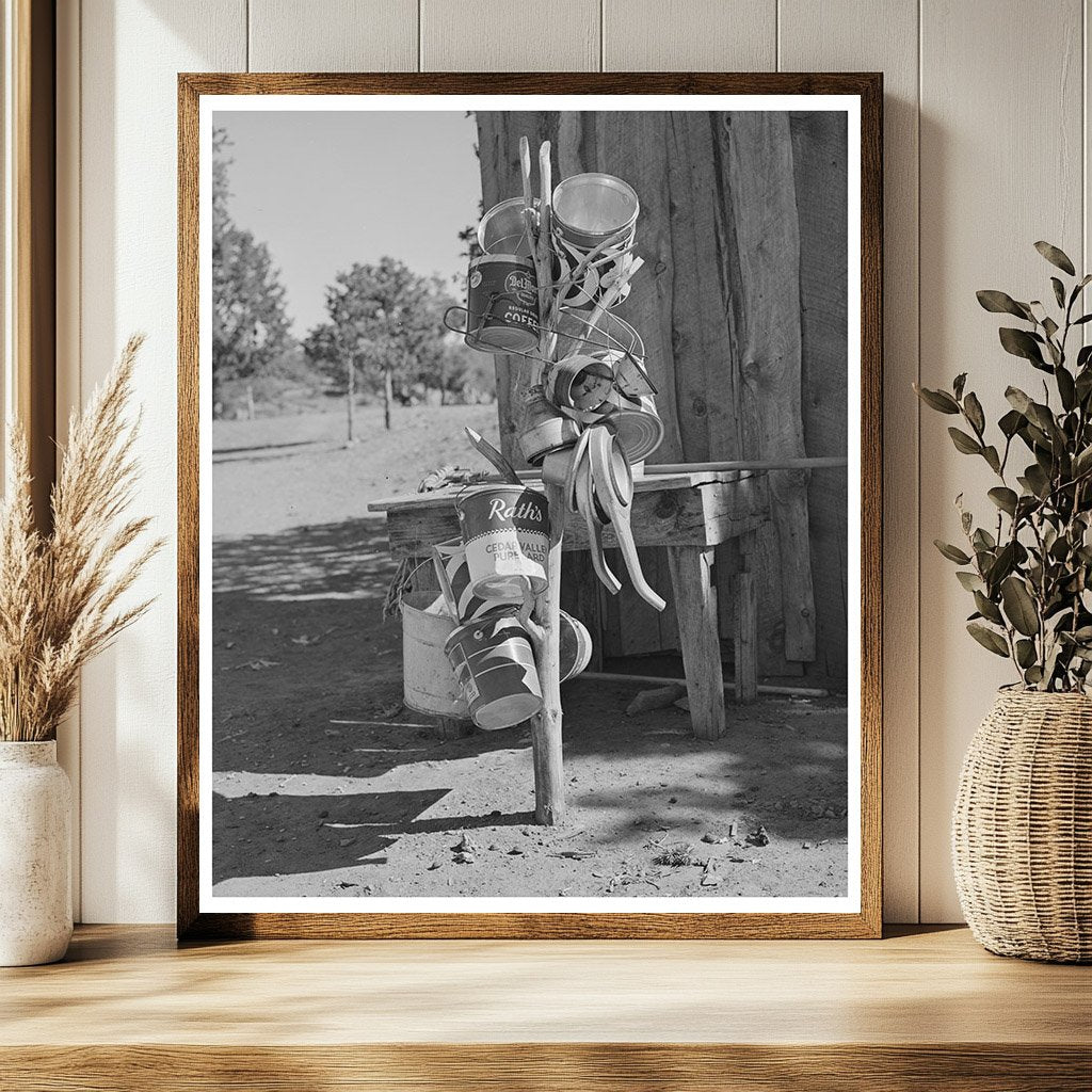 Milk Buckets in Pie Town New Mexico June 1940