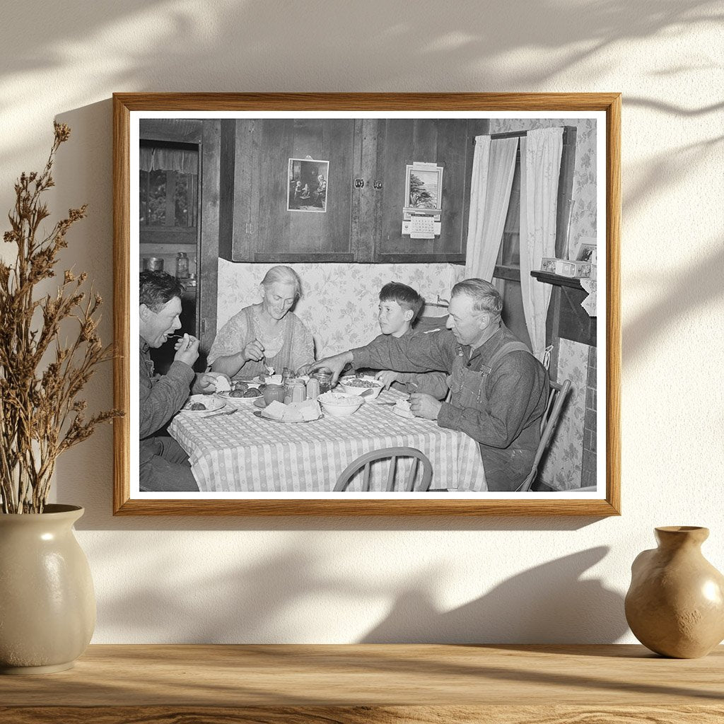 Hutton Family Dinner in Pie Town New Mexico June 1940