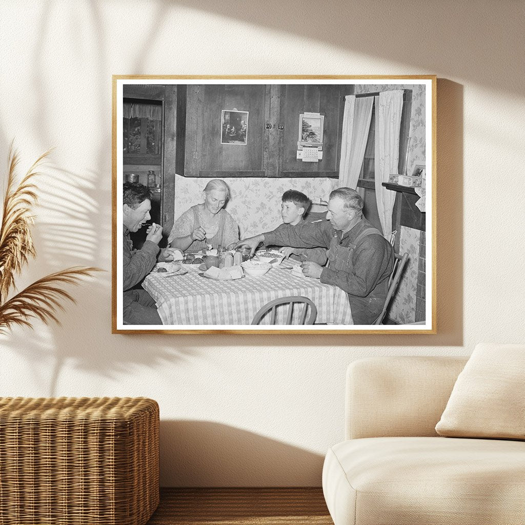 Hutton Family Dinner in Pie Town New Mexico June 1940