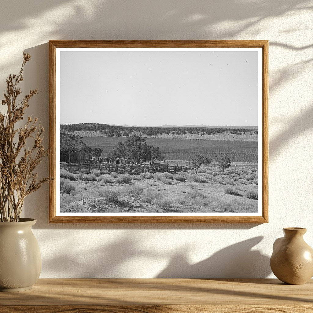 Homesteader Corral in Pie Town New Mexico June 1940