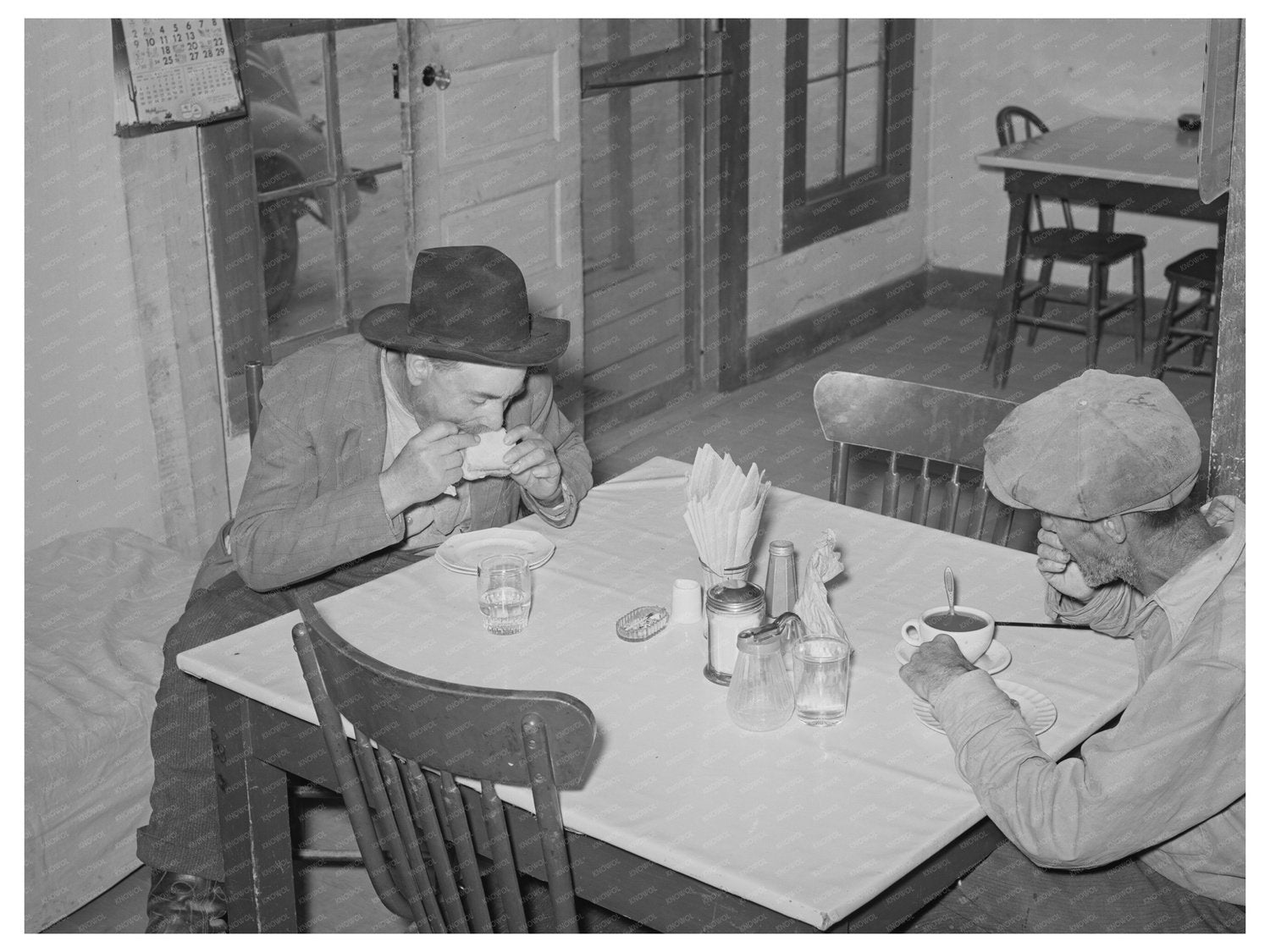 Farmers in Cafe Pie Town New Mexico June 1940