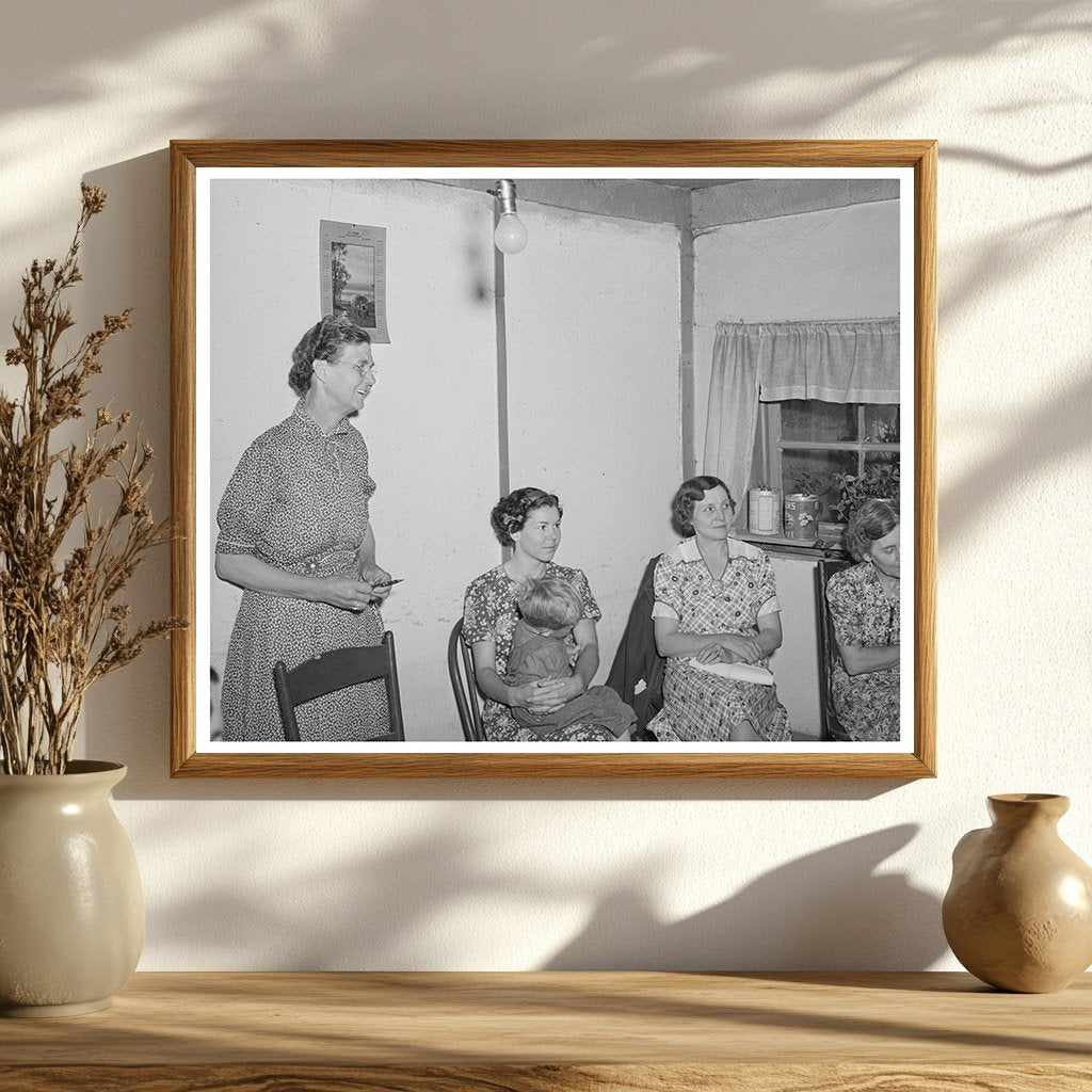 Women at Womens Extension Club Meeting Pie Town 1940