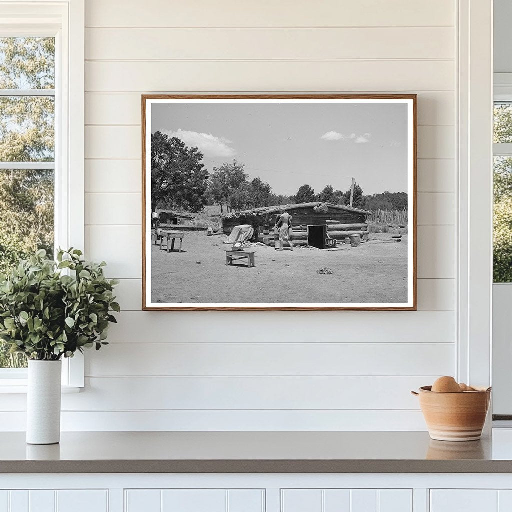 Mr. and Mrs. Caudill Moving Furniture Pie Town New Mexico 1940
