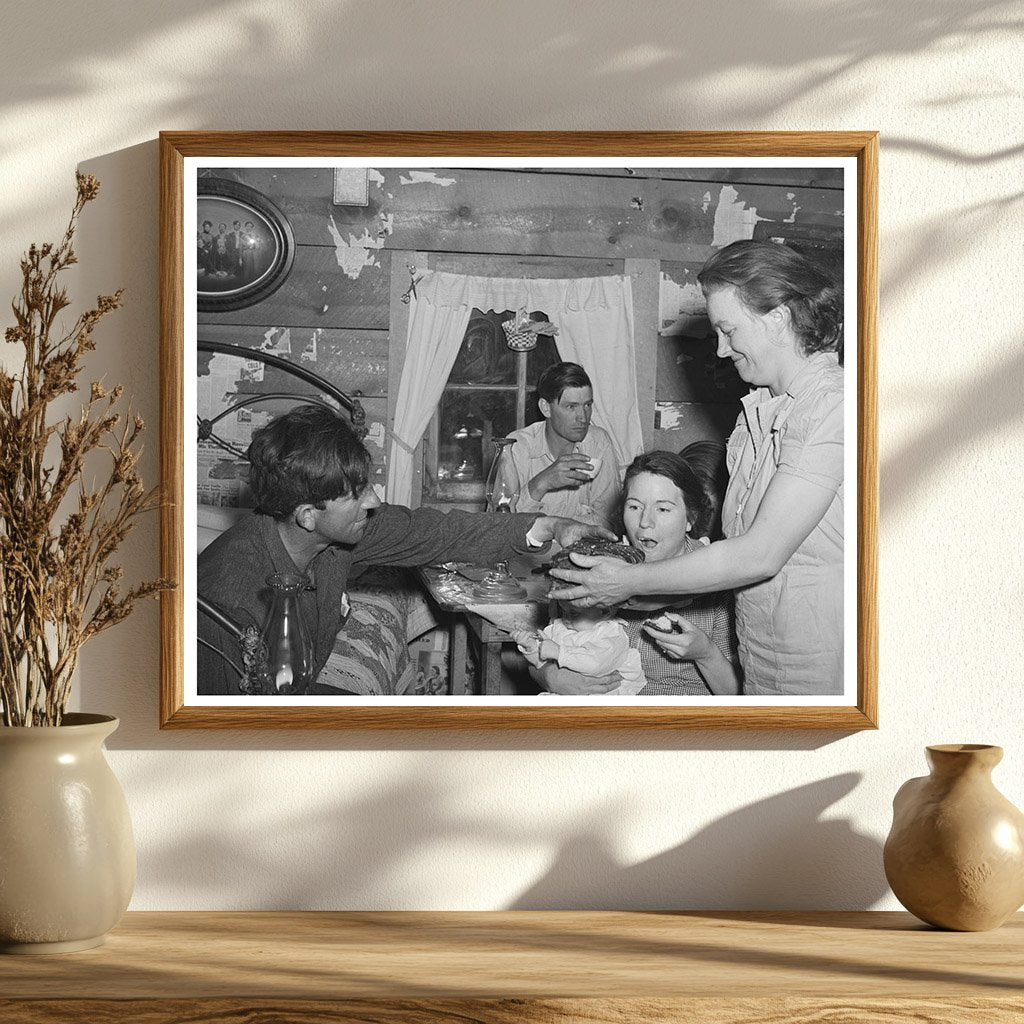 Refreshments at Pie Town Party June 1940 Vintage Photo