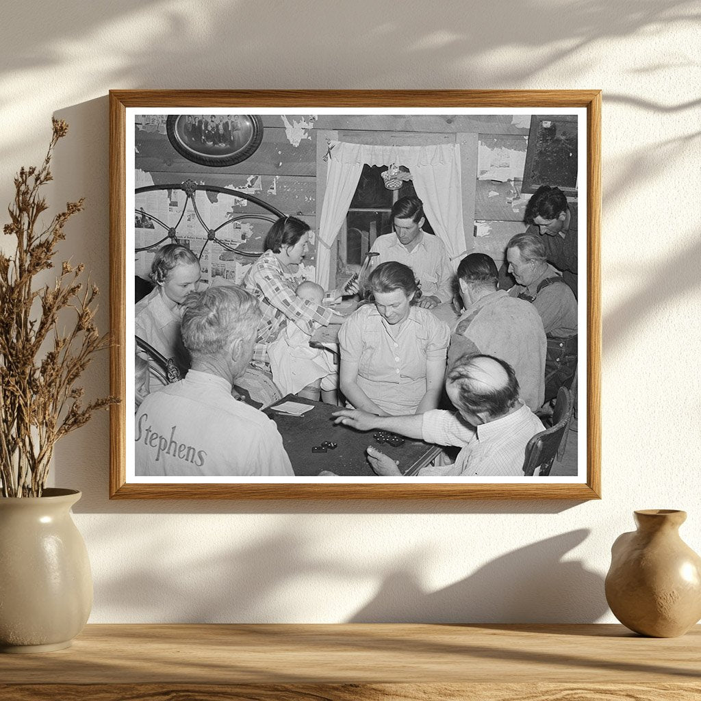 Forty-two Game in Pie Town New Mexico June 1940