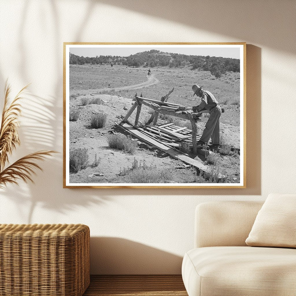 Abandoned Well on Farm in Pie Town New Mexico 1940