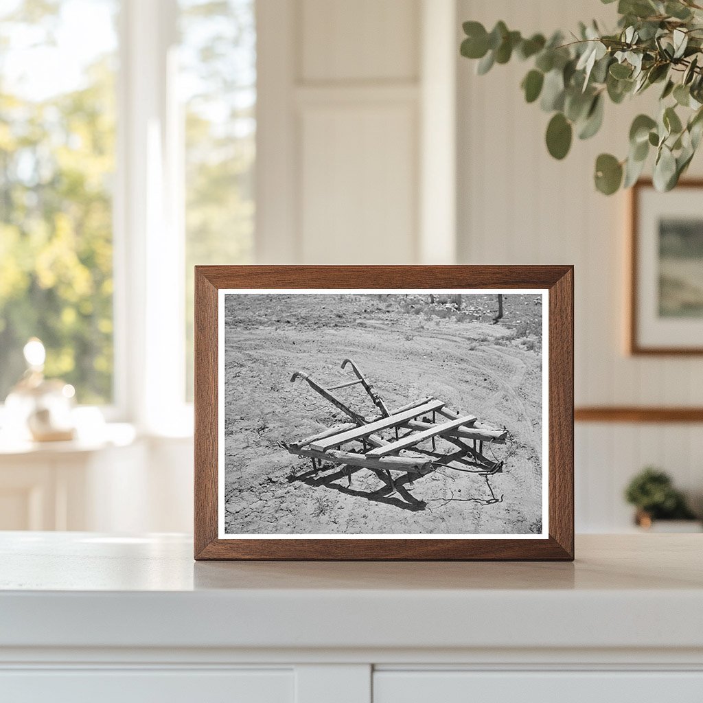 Homemade Harrow on Farm in Pie Town New Mexico 1940