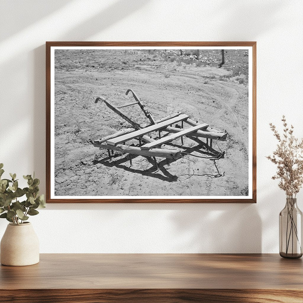 Homemade Harrow on Farm in Pie Town New Mexico 1940