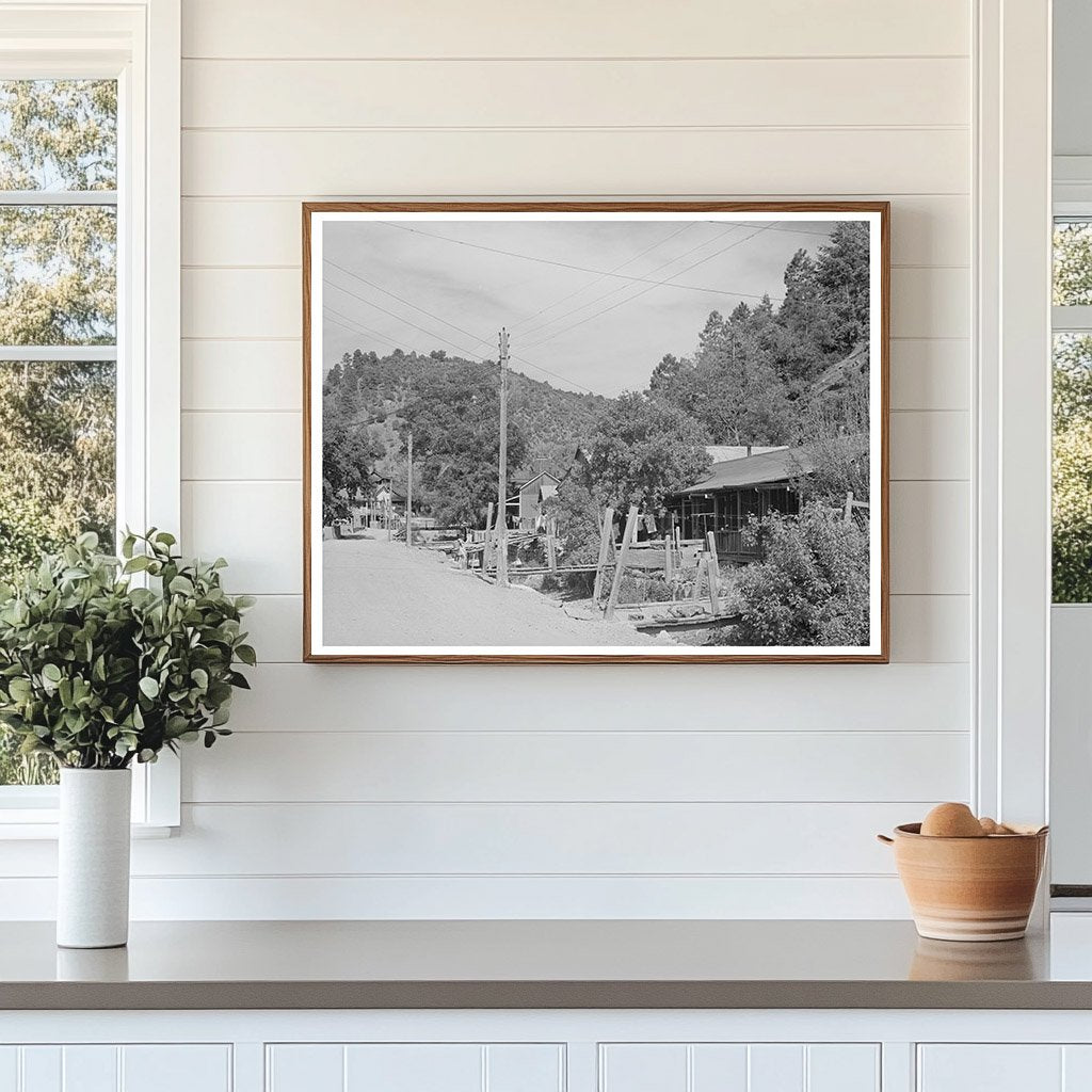 Mogollon New Mexico Gold Mining Town June 1940 Image