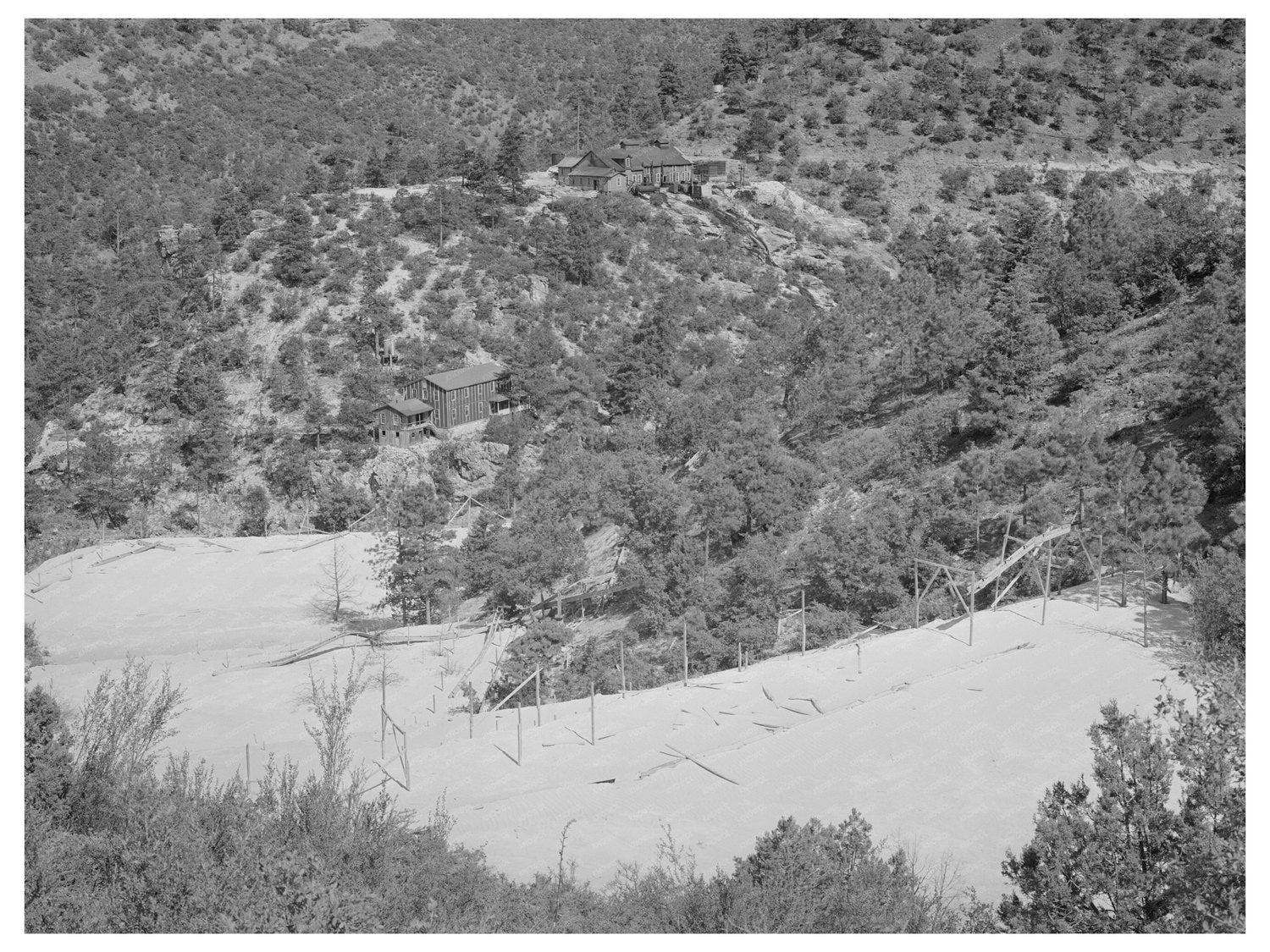 Mogollon New Mexico Mining Infrastructure June 1940