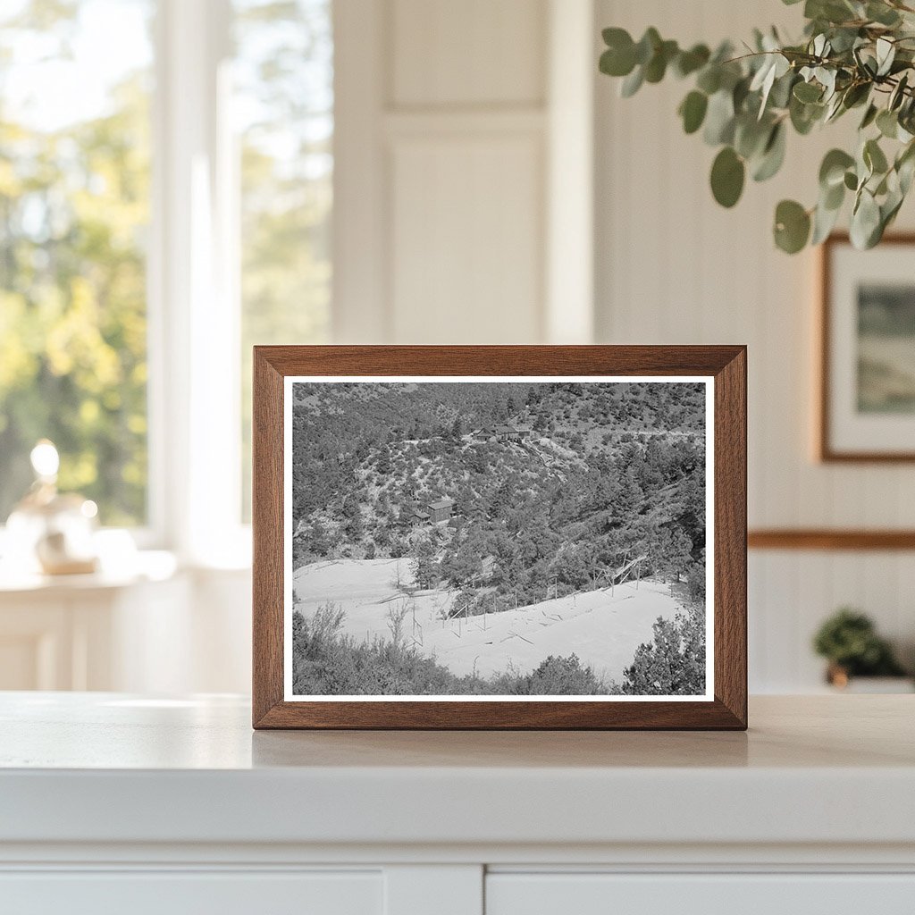 Mogollon New Mexico Mining Infrastructure June 1940