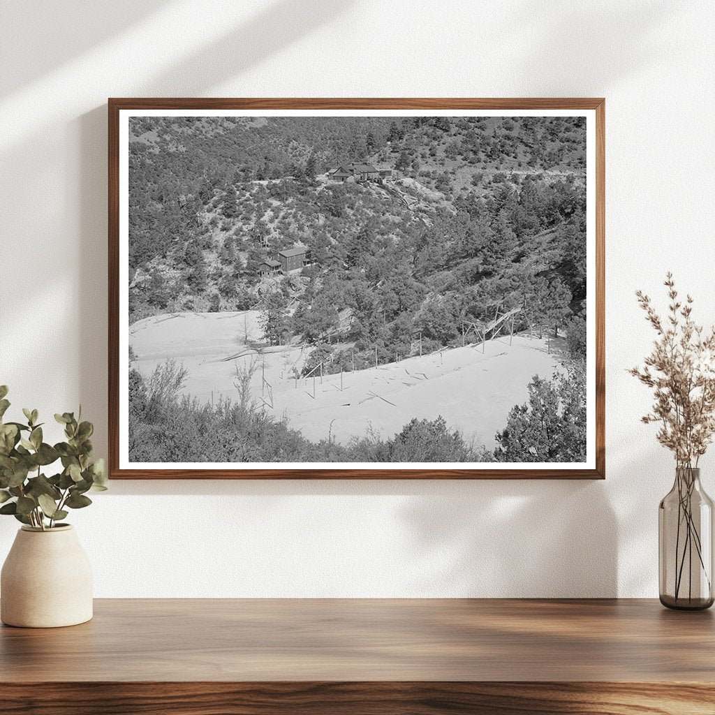 Mogollon New Mexico Mining Infrastructure June 1940