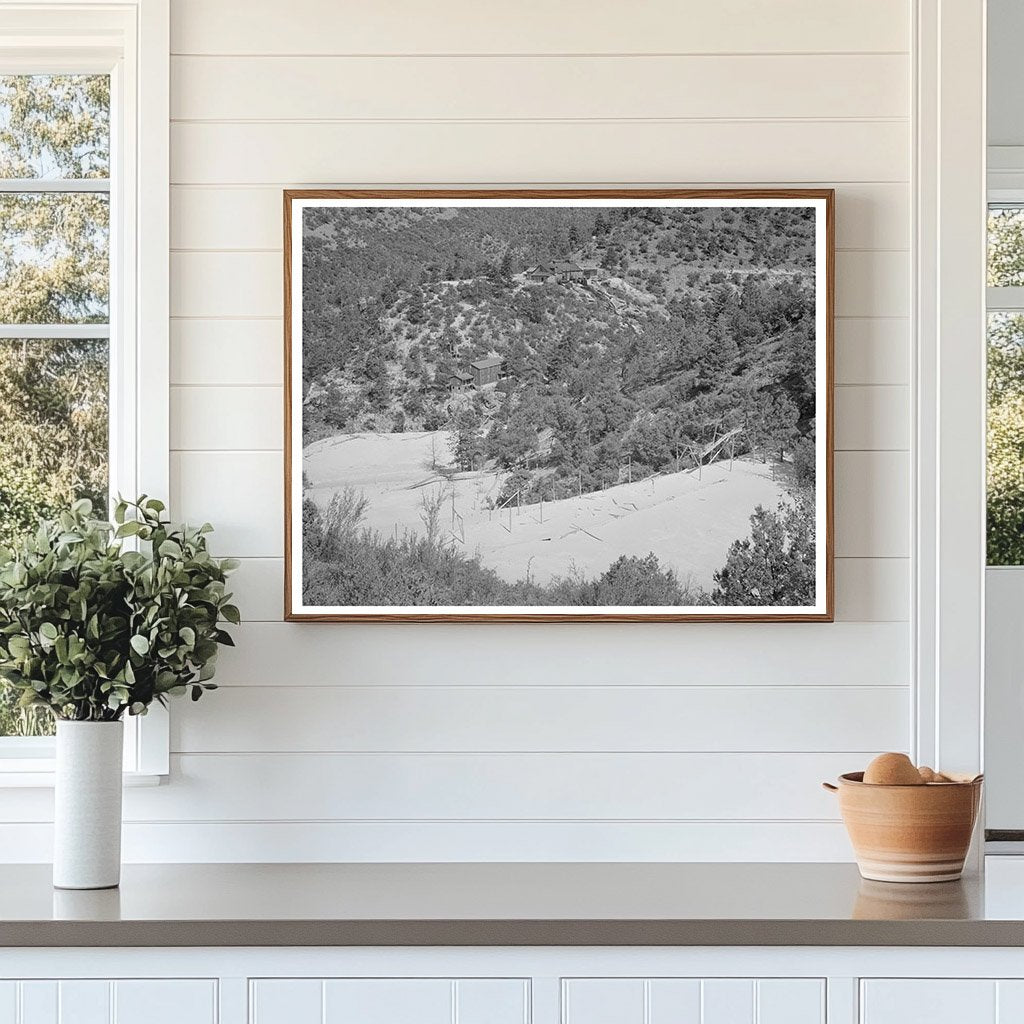 Mogollon New Mexico Mining Infrastructure June 1940