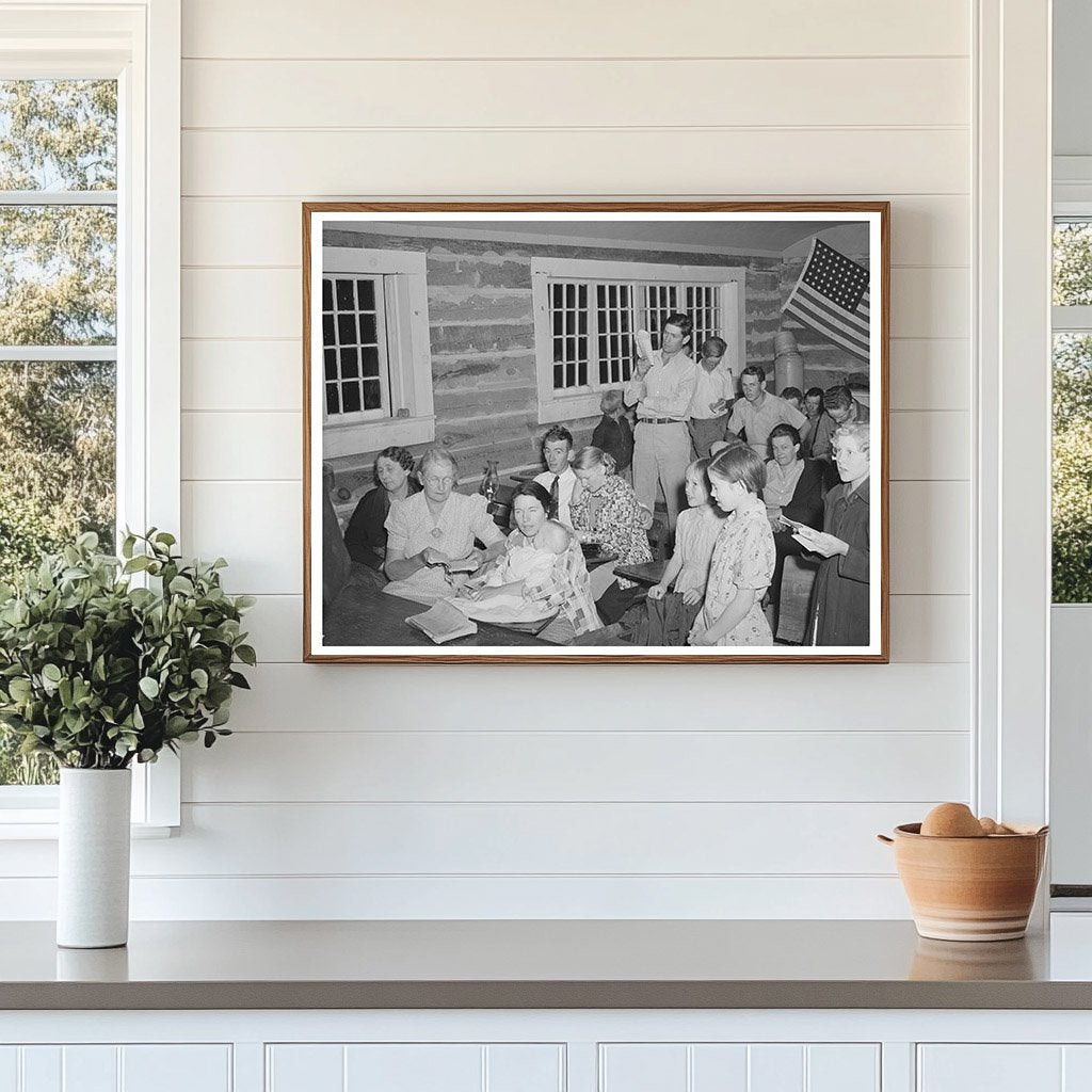 Farmers Meeting in Pie Town New Mexico June 1940
