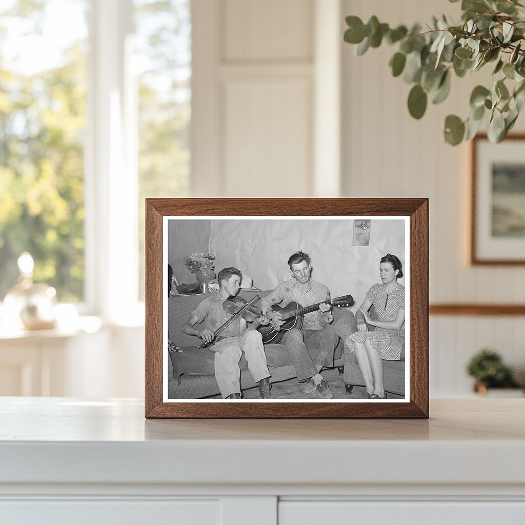 Farmer and Brother by Modified Tractor Pie Town 1940