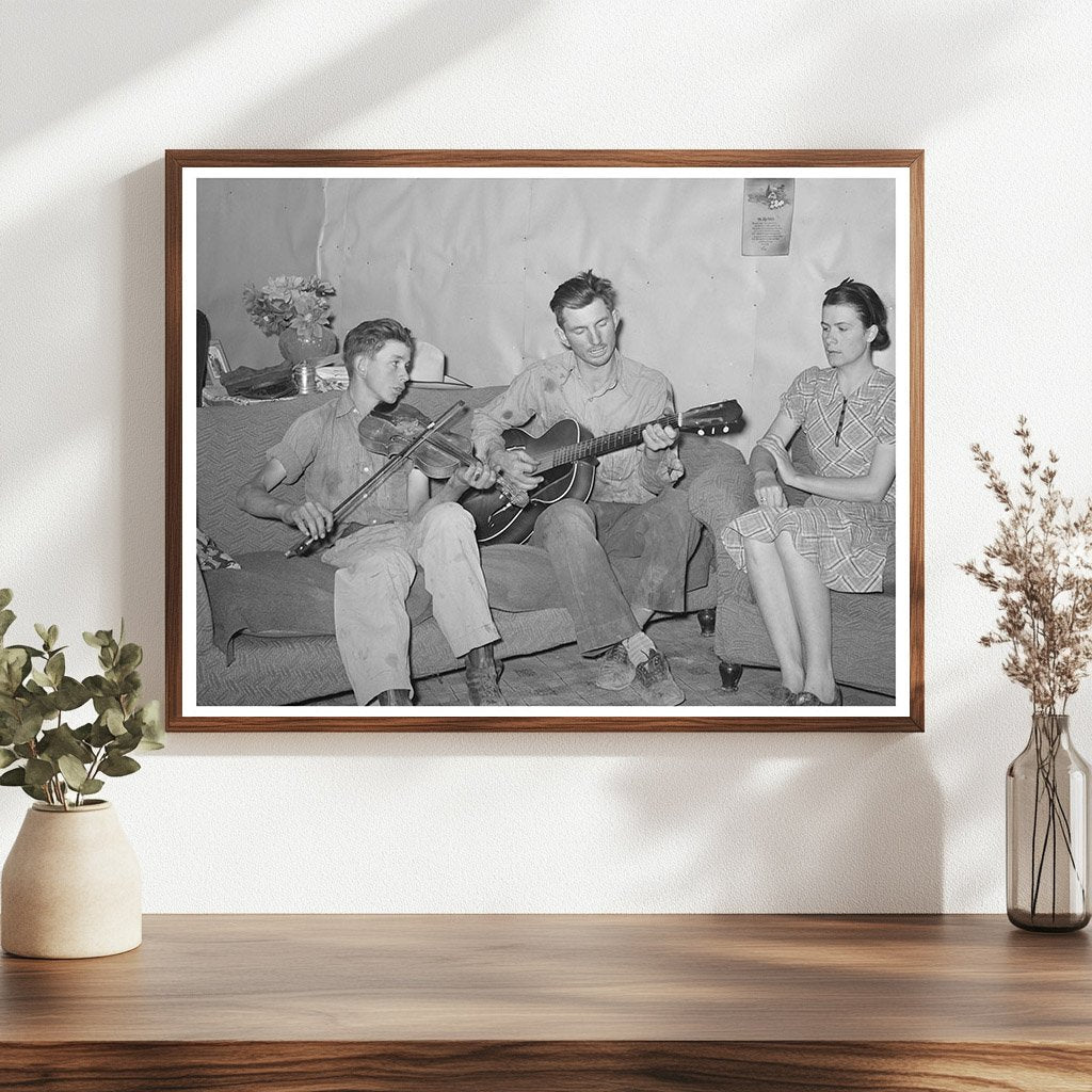 Farmer and Brother by Modified Tractor Pie Town 1940