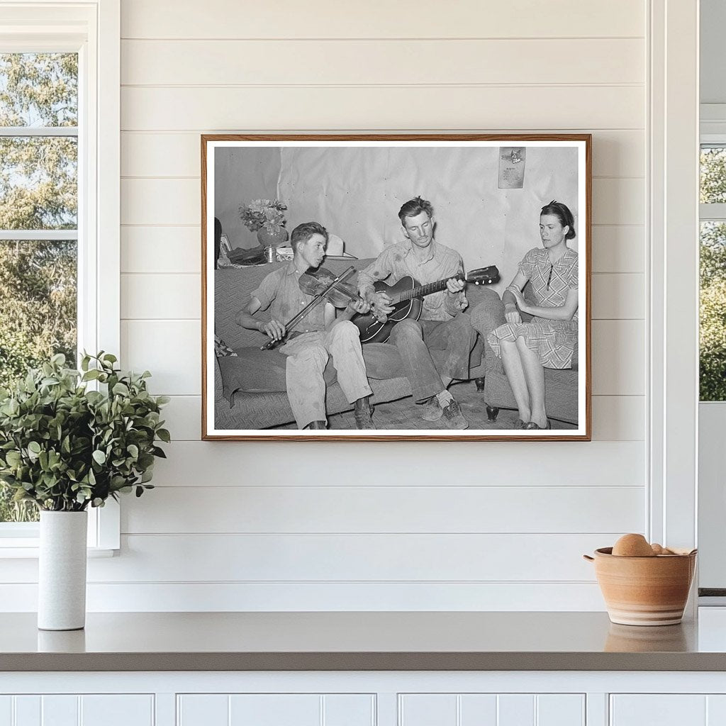 Farmer and Brother by Modified Tractor Pie Town 1940