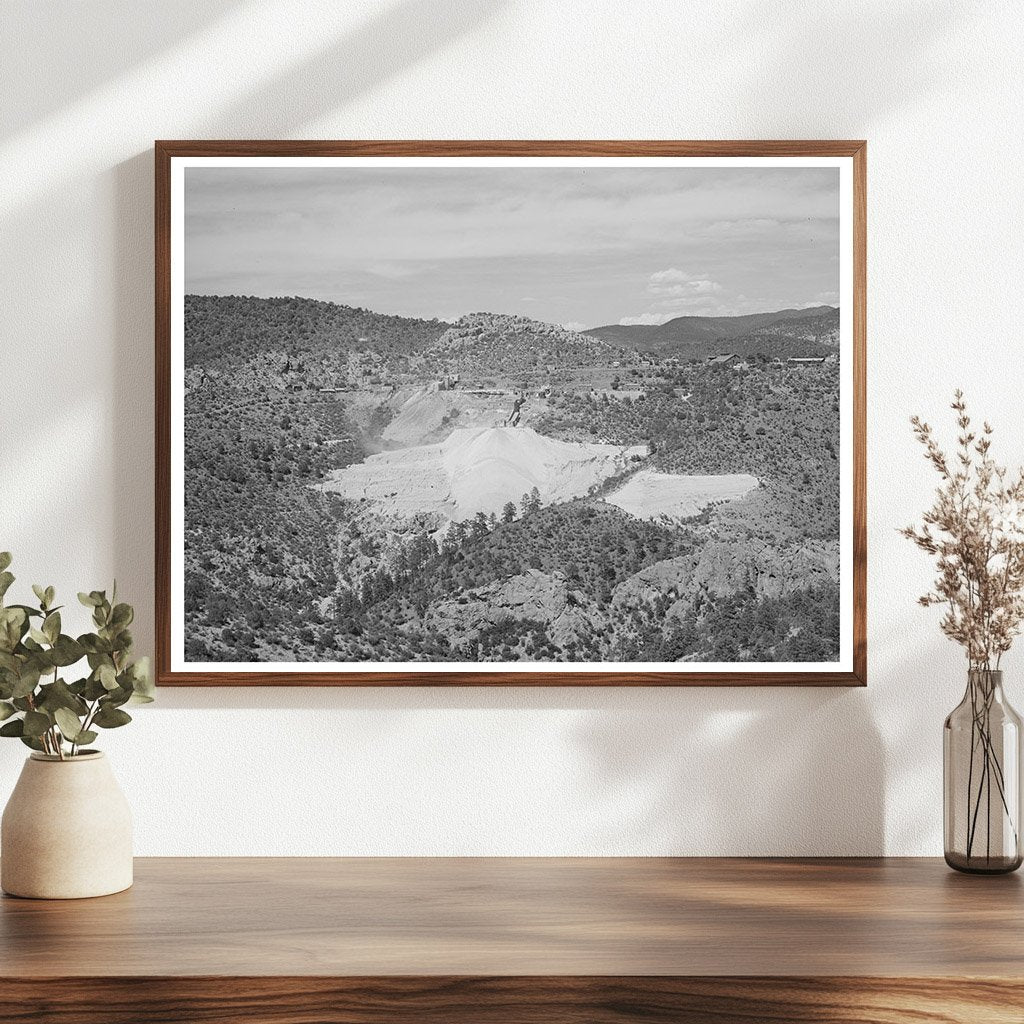 Gold Mill and Tailings in Mogollon New Mexico 1940