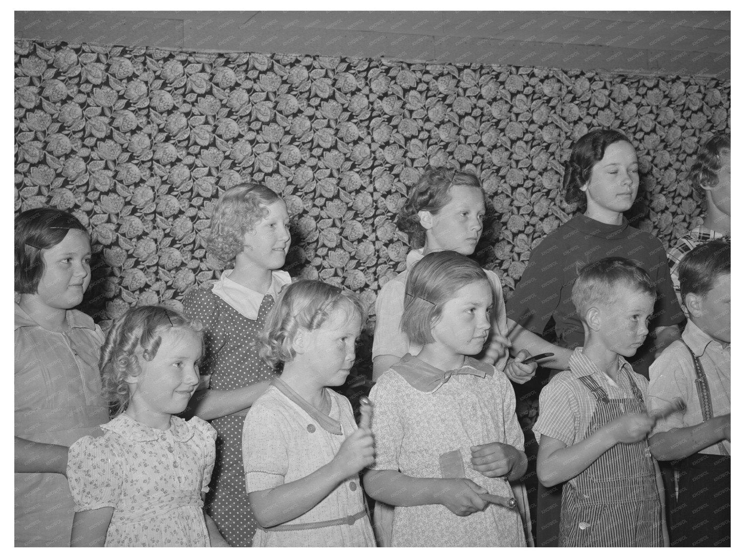 Schoolchildren Musicians in Pie Town New Mexico 1940