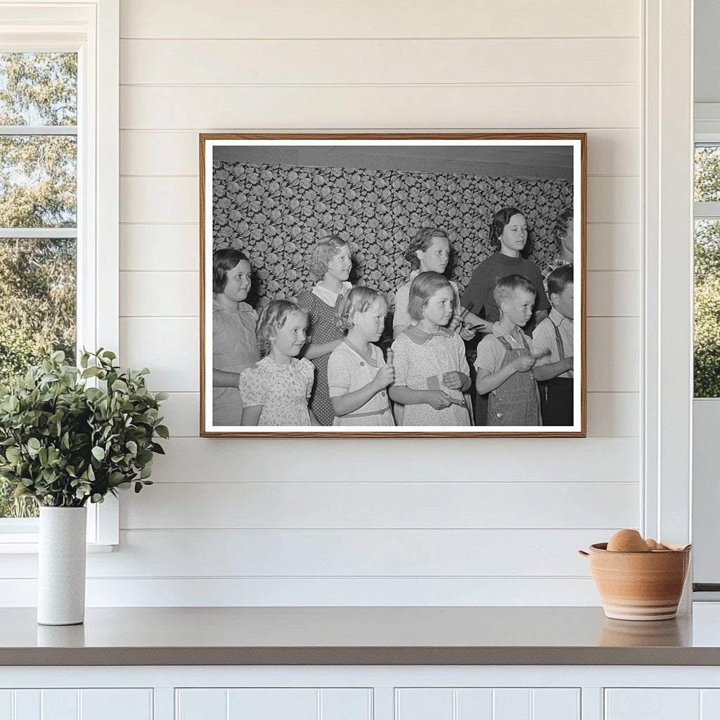 Schoolchildren Musicians in Pie Town New Mexico 1940