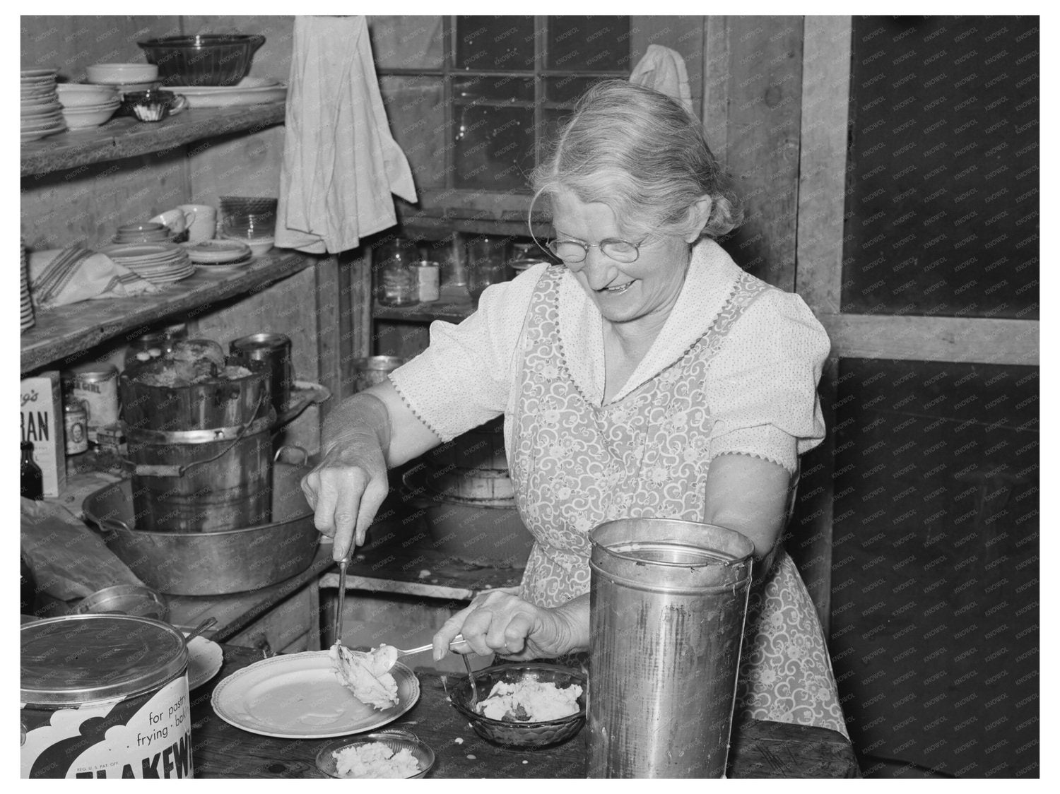Ice Cream Service in Pie Town New Mexico June 1940