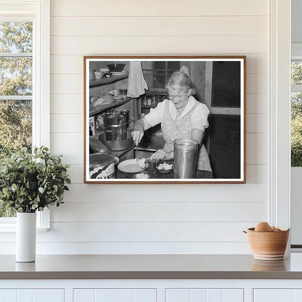 Ice Cream Service in Pie Town New Mexico June 1940