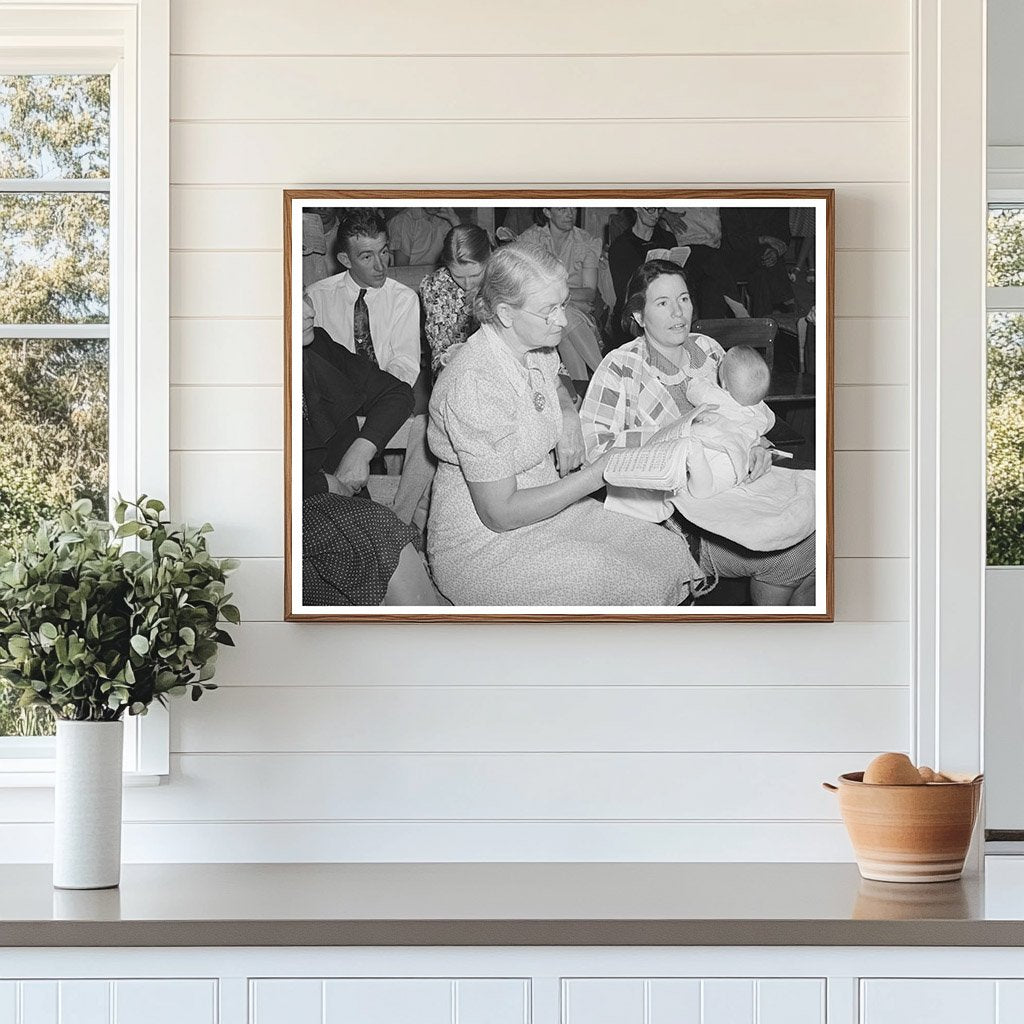 Literary Society Gathering in Pie Town New Mexico 1940