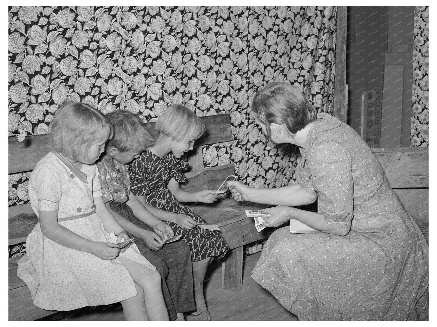 Sunday School Class in Pie Town New Mexico 1940