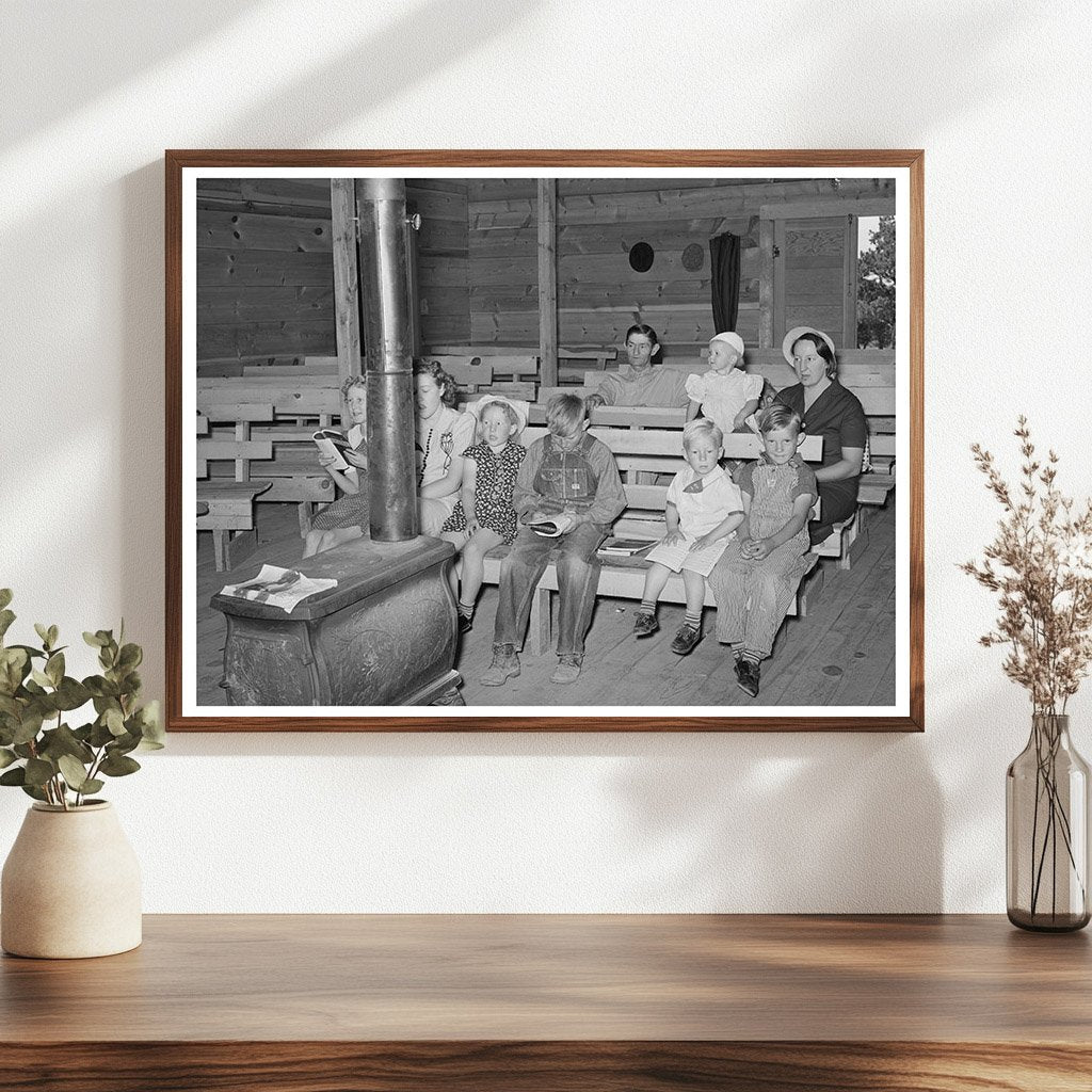 Sunday School Scene in Pie Town New Mexico June 1940