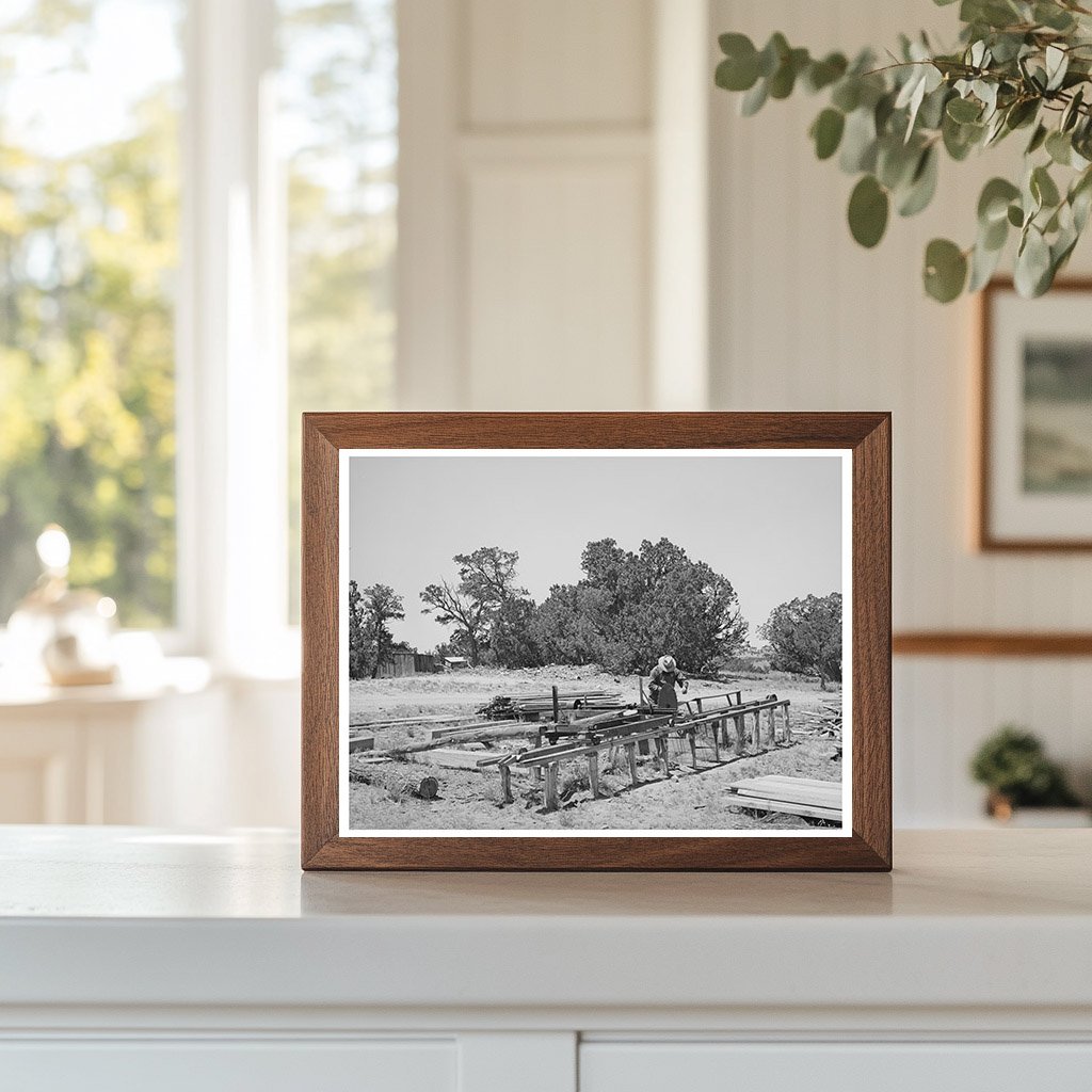 George Hutton Sawmill in Pie Town New Mexico 1940