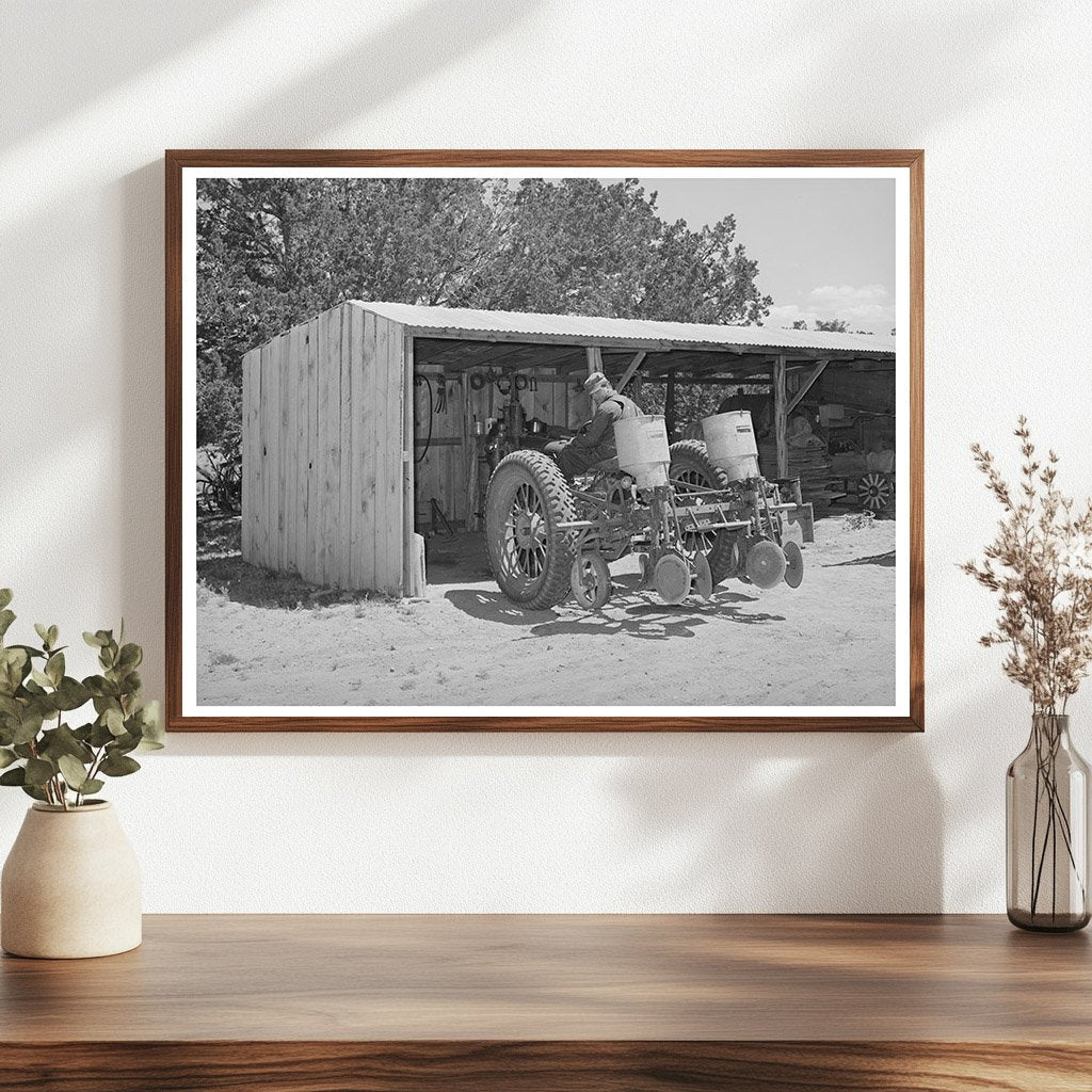 George Huttons Tractor Work in Pie Town New Mexico 1940