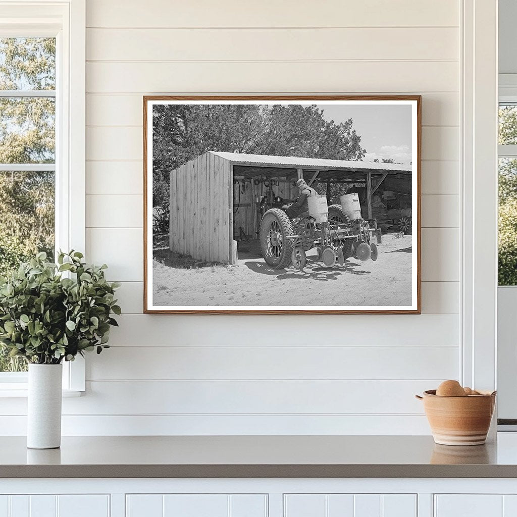George Huttons Tractor Work in Pie Town New Mexico 1940