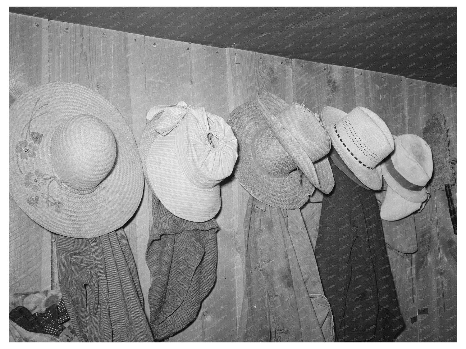 George Hutton Homestead Interior Pie Town New Mexico 1940