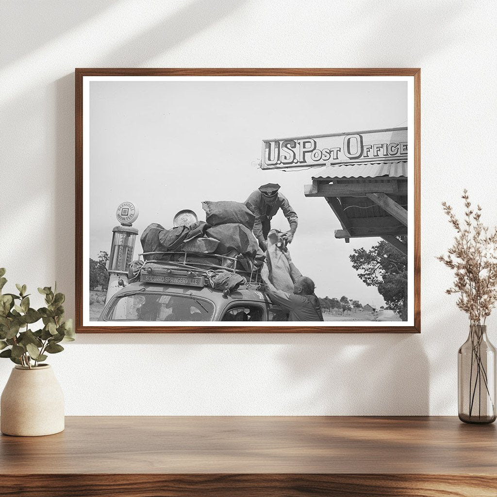 Postmaster in Pie Town New Mexico June 1940 Photo