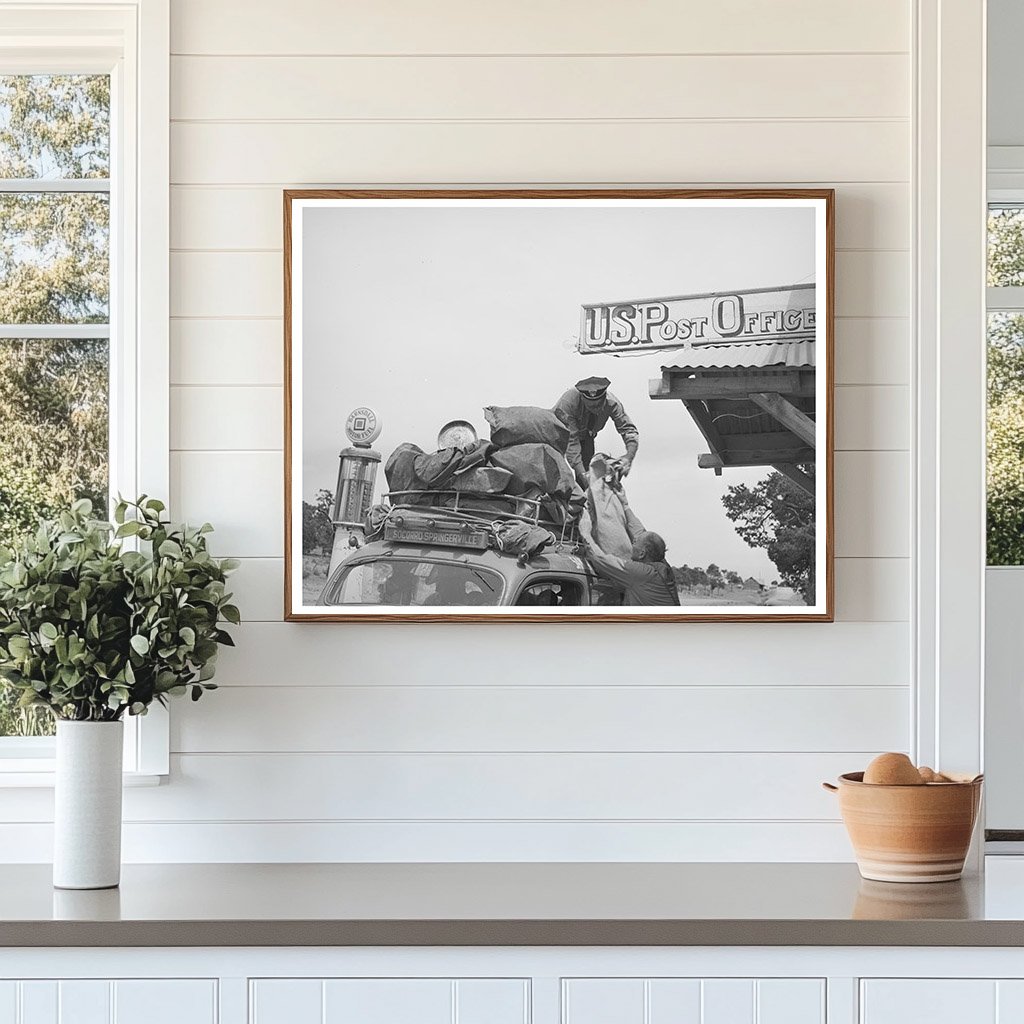 Postmaster in Pie Town New Mexico June 1940 Photo