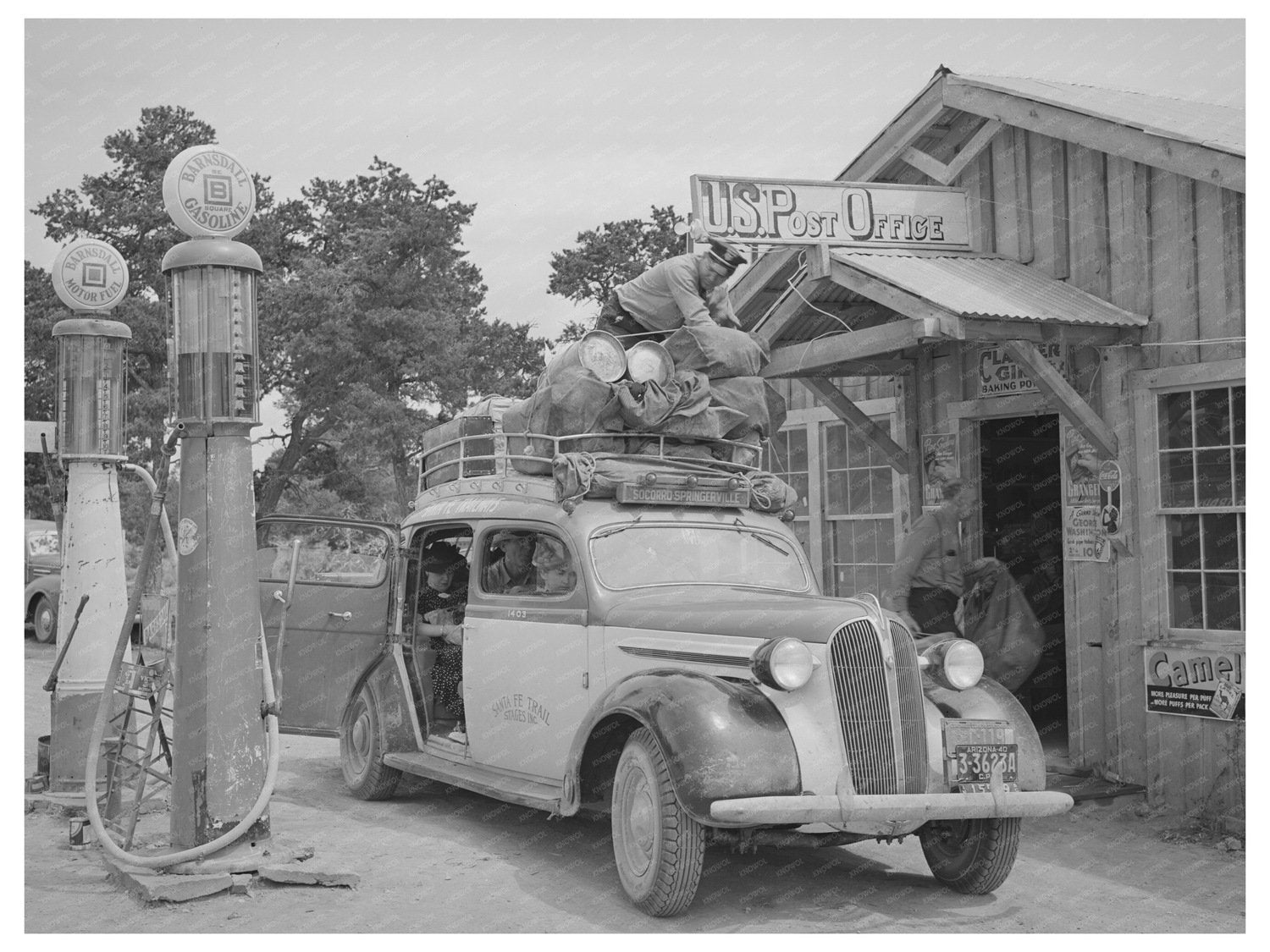 Stagecoach at Pie Town New Mexico June 1940