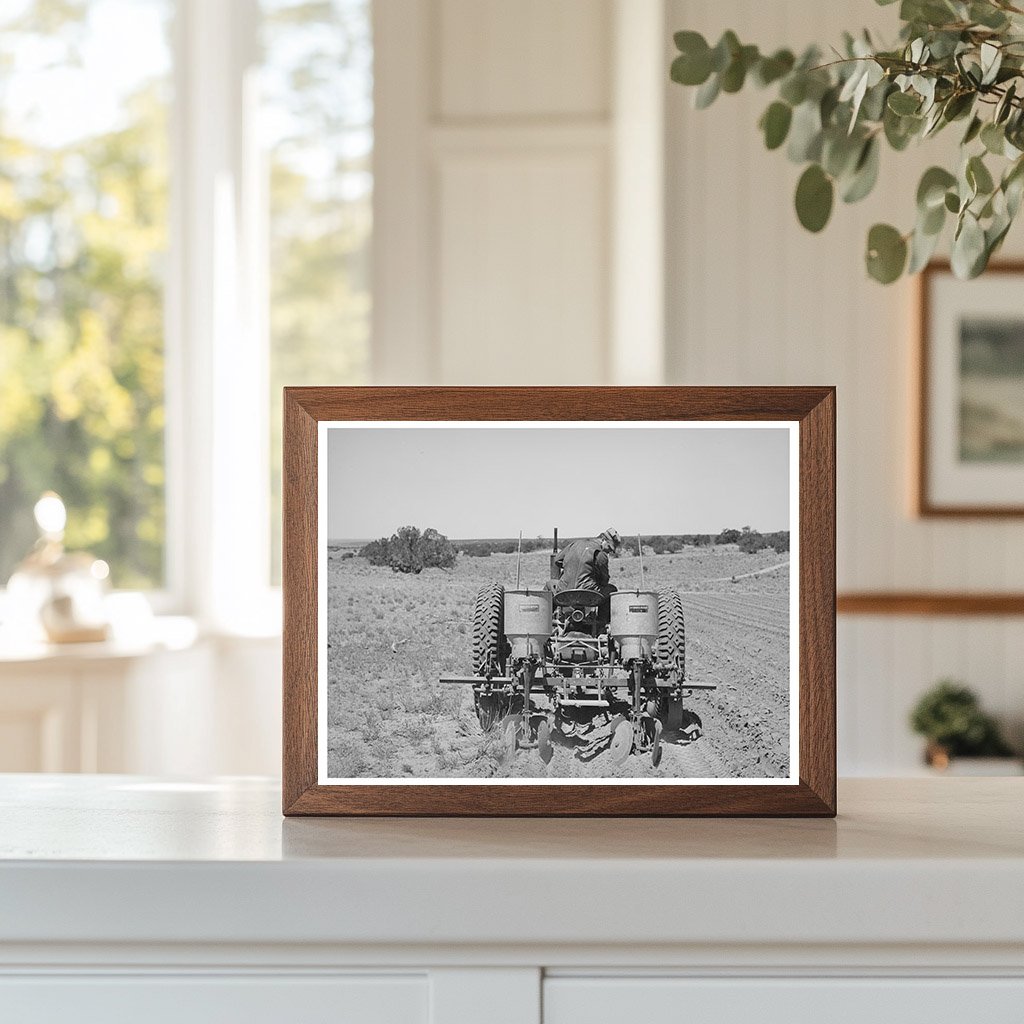 George Hutton Jr. Planting Beans Pie Town New Mexico 1940