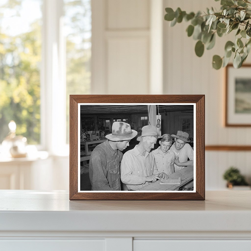 Farmers in General Store Pie Town New Mexico 1940