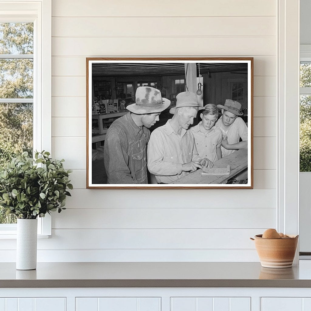 Farmers in General Store Pie Town New Mexico 1940