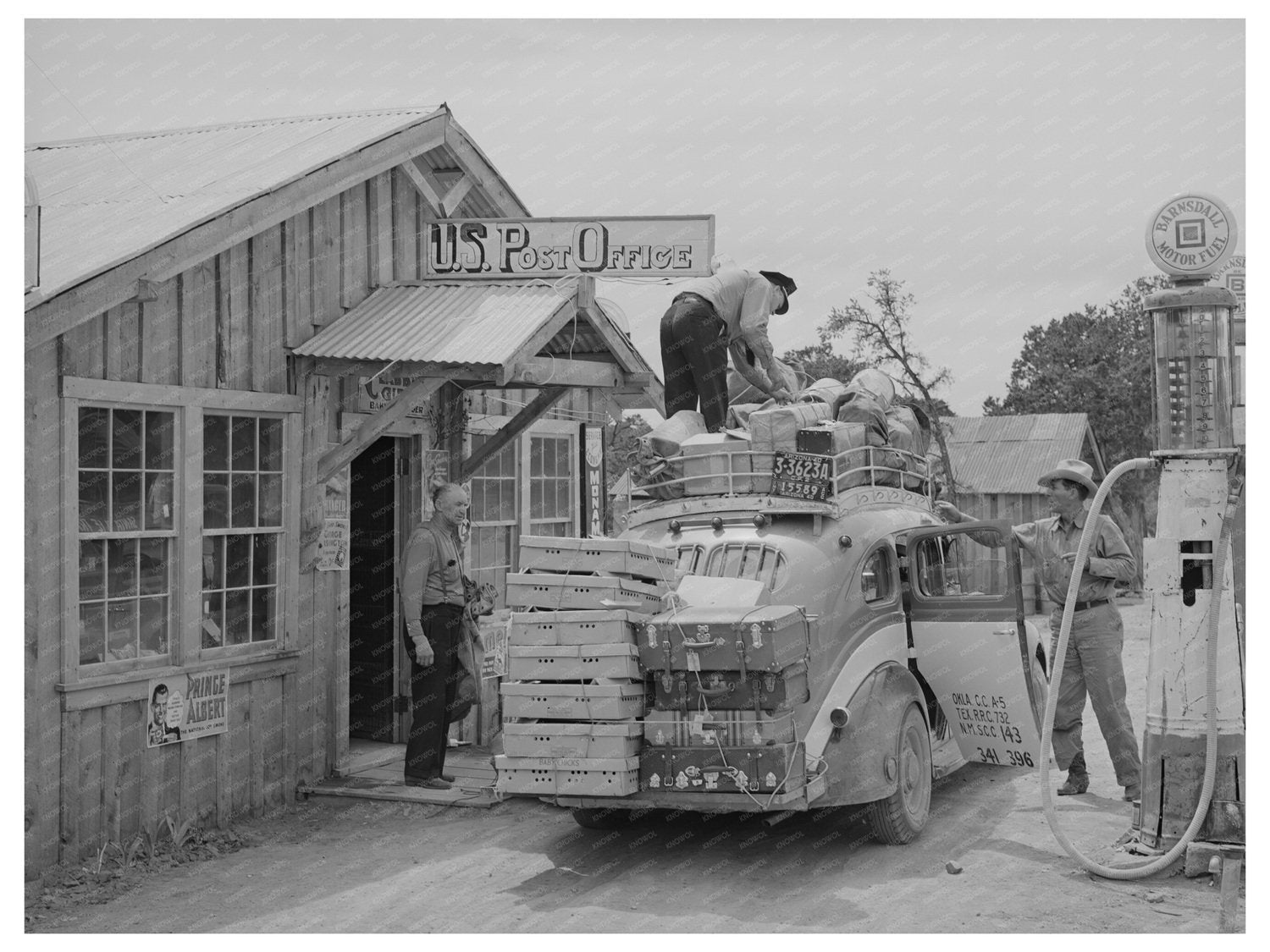 1940 Pie Town New Mexico Daily Stage Service Image