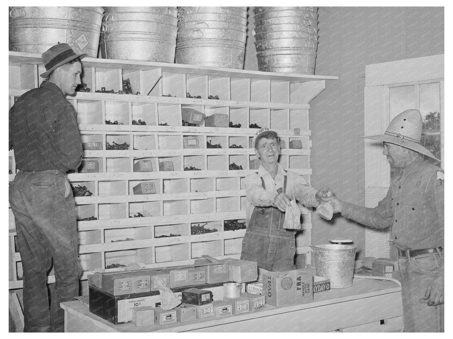 Craig Hands Farmer Sack of Nails Pie Town 1940