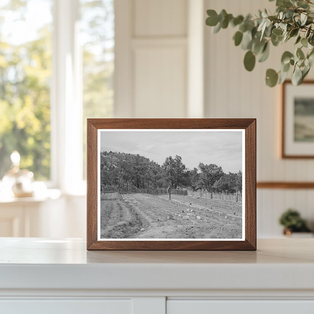 Jack Whinery Gardening in Pie Town New Mexico 1940