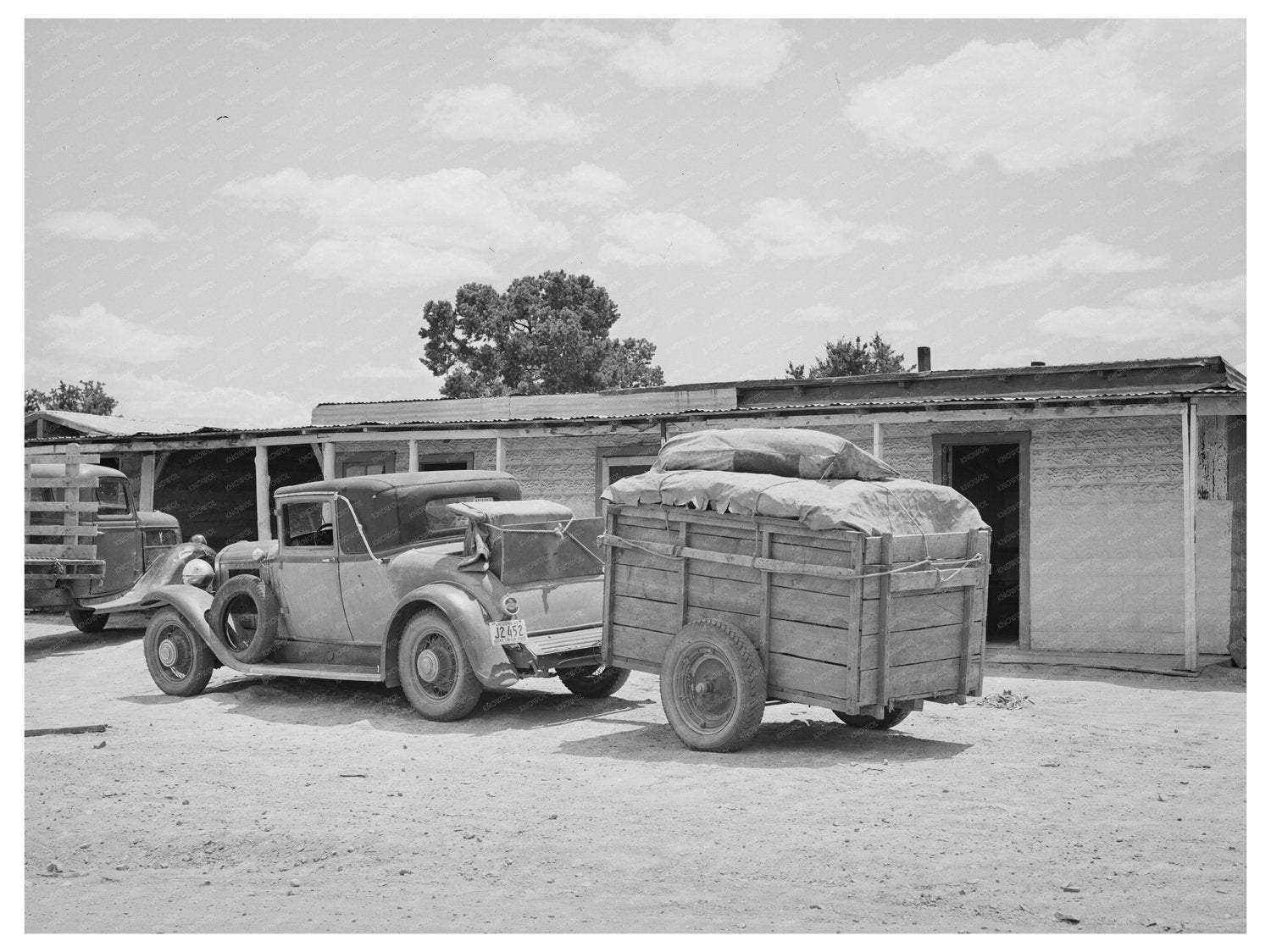Family Traveling Through Pie Town New Mexico June 1940