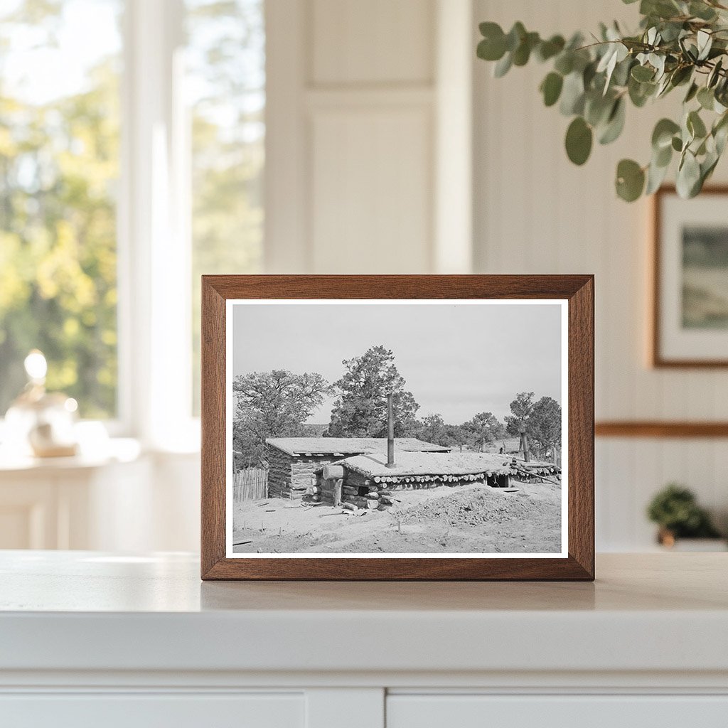 Dugout Home of Jack Whinery in Pie Town New Mexico 1940