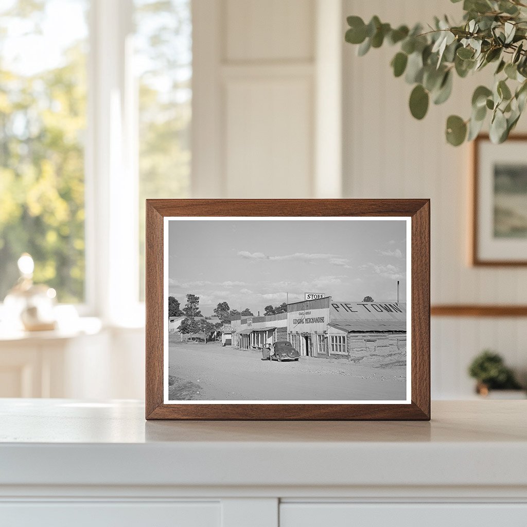 Vintage Business District of Pie Town New Mexico 1940