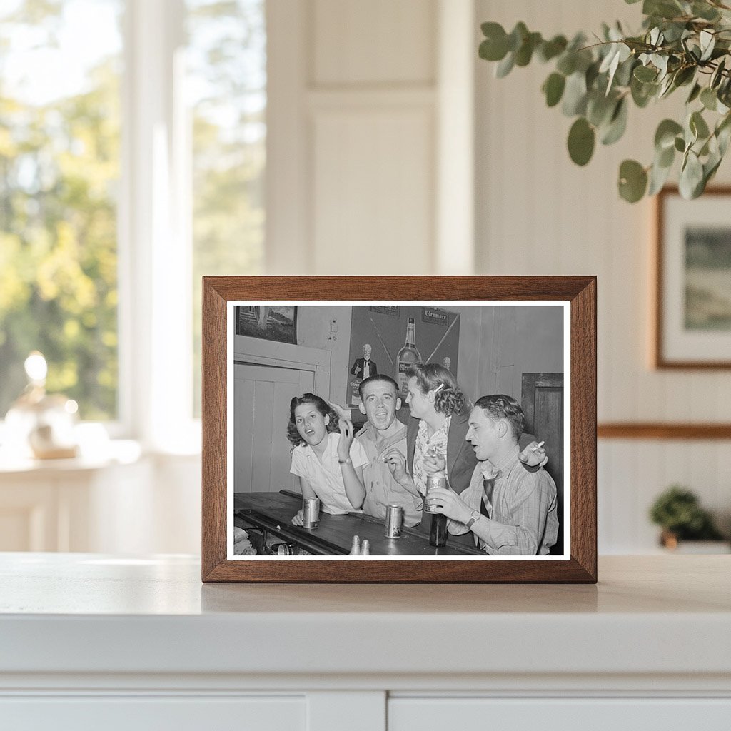 Children in Bar Mogollon New Mexico June 1940