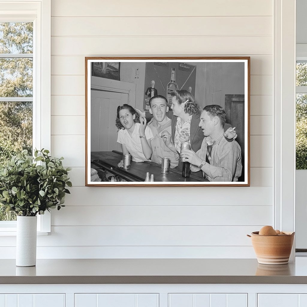 Children in Bar Mogollon New Mexico June 1940
